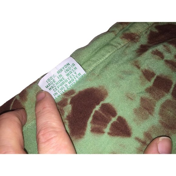 Neelam Green, Brown Yellow Gypsy Skirt - One Size Fit All  91494 - Picture 9 of 10